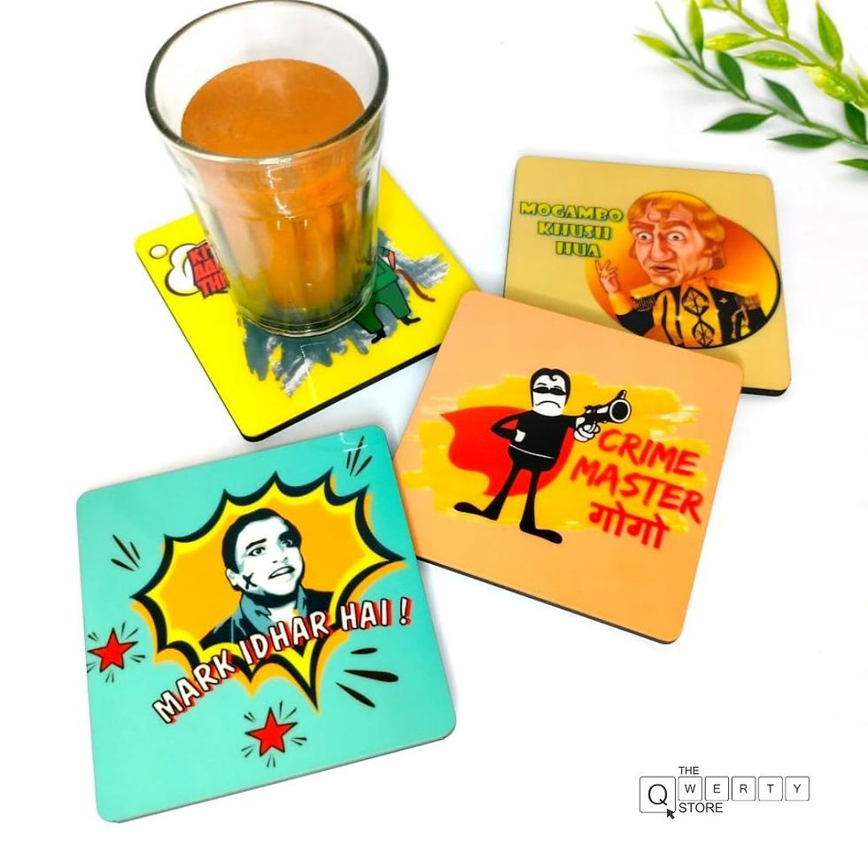 Thumbnail: Yey Tea Coaster Set Bollywood