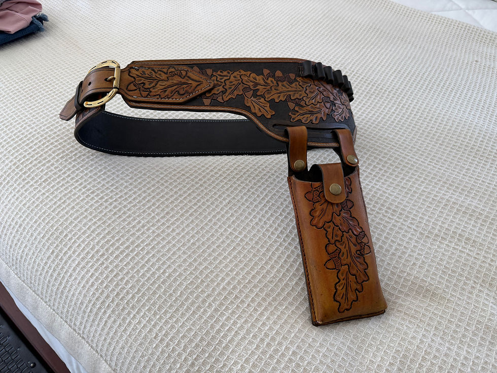 Thumbnail: Hand Tooled Holster belt