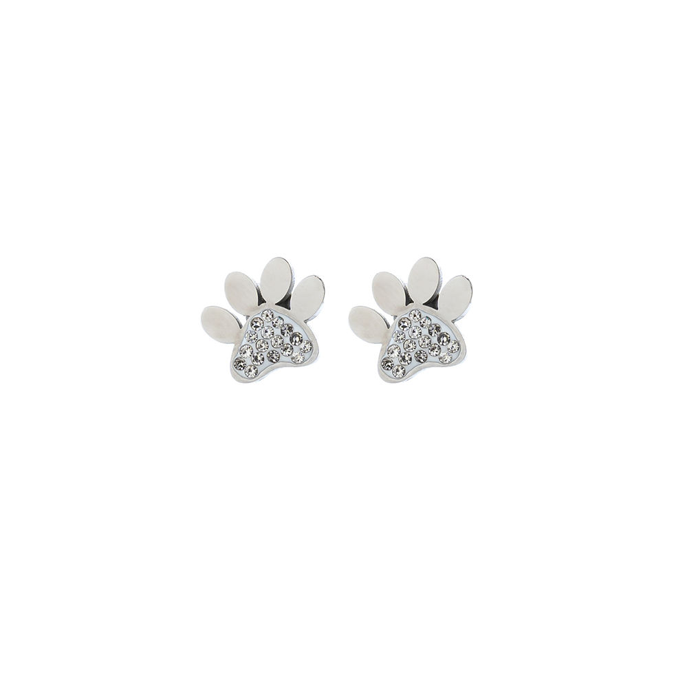 Miniatura: Orecchini Zampetta Brillantini