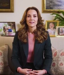 The Duchess preparing to reveal the results of her 5 Big Questions survey, Kensington Palace posted a video on Twitter
