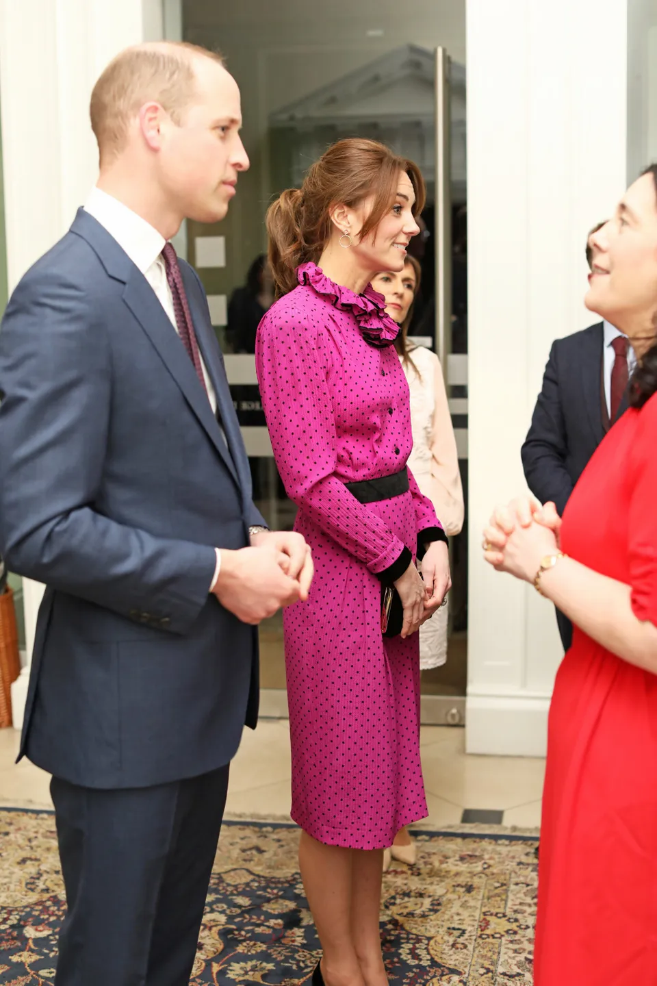 Kate Middleton at the Museum of Literature in Dublin