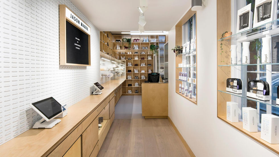London has a pop up store to clean trainers
