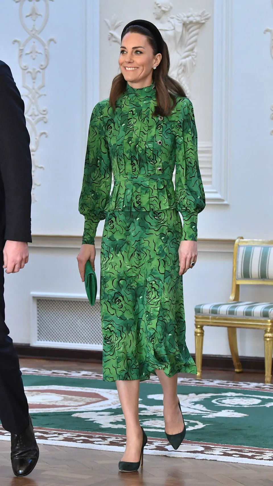 Kate Middleton meeting with the president of Ireland in Dublin