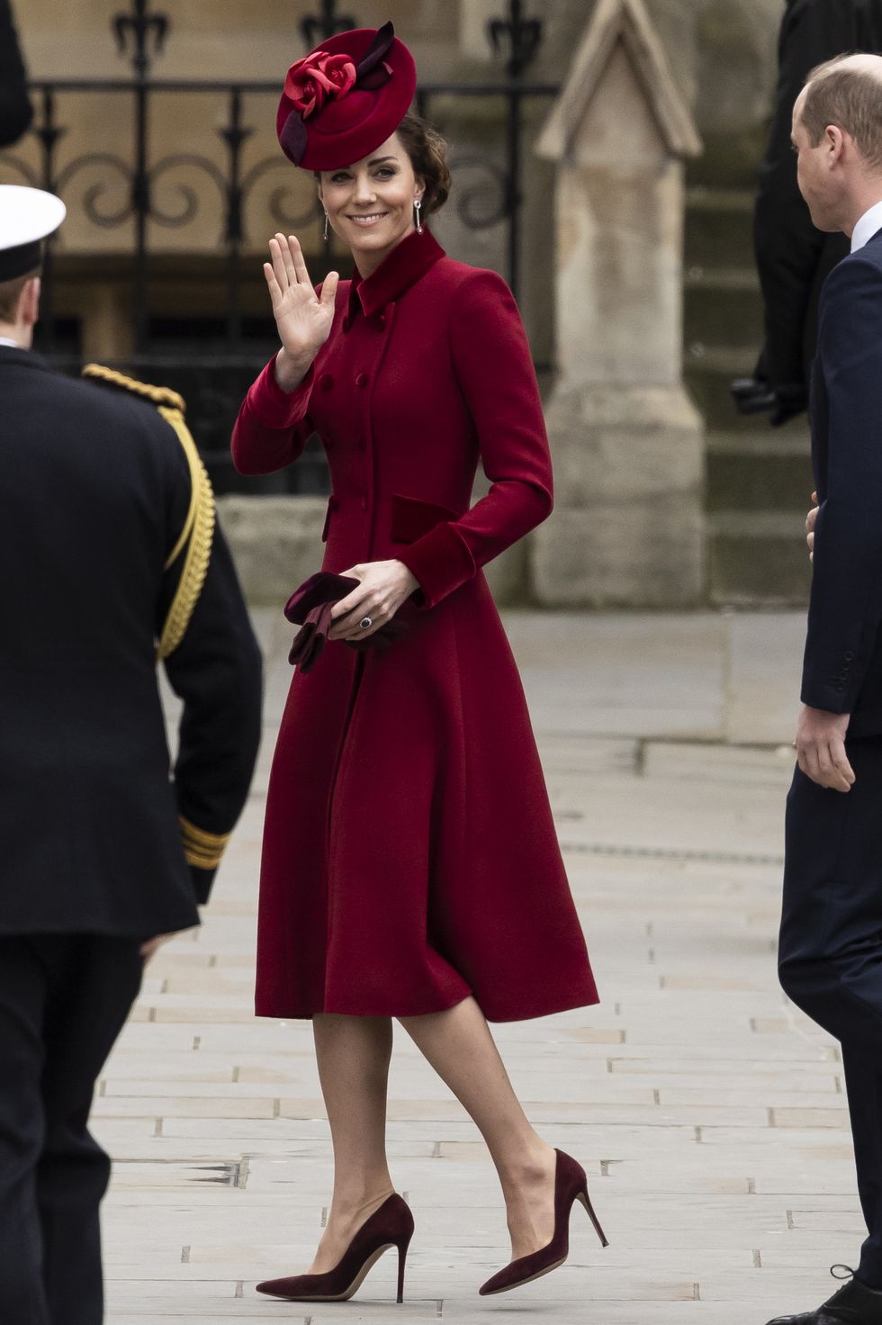 Kate Middleton at 2020's Commonwealth Day celebrations.