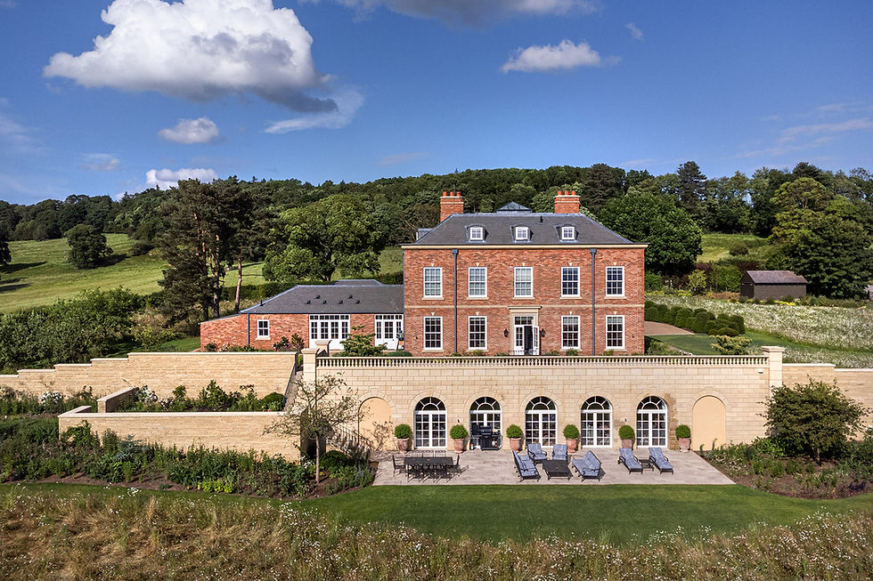 Replacement dwelling in the countryside, replacement dwelling North Yorkshire, architect, traditional architecture, country house