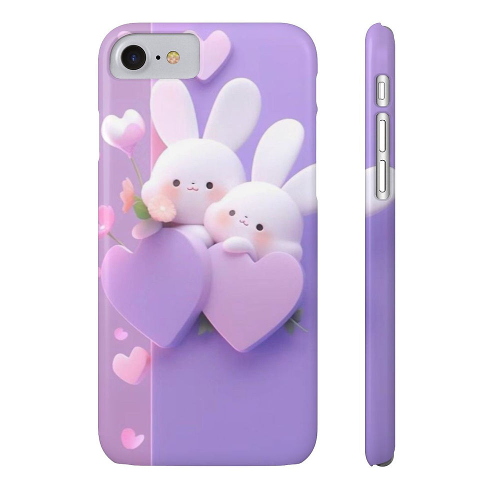 Miniature : Slim Phone Cases violet rabbit lover