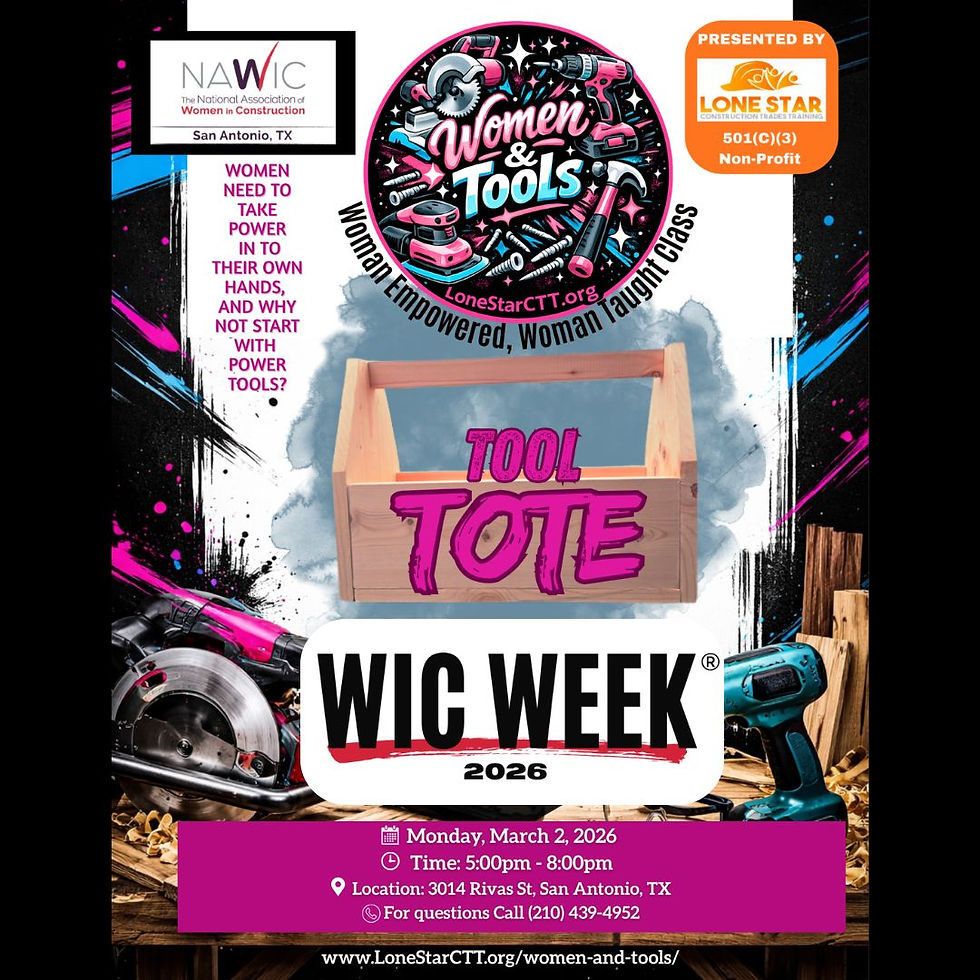 WIC Week - Build a Tool Tote