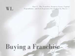 buying a franchise part 5