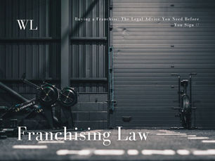 franchising legal advice