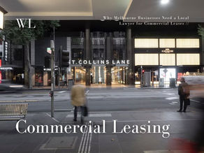 melbourne commercial lease lawyer