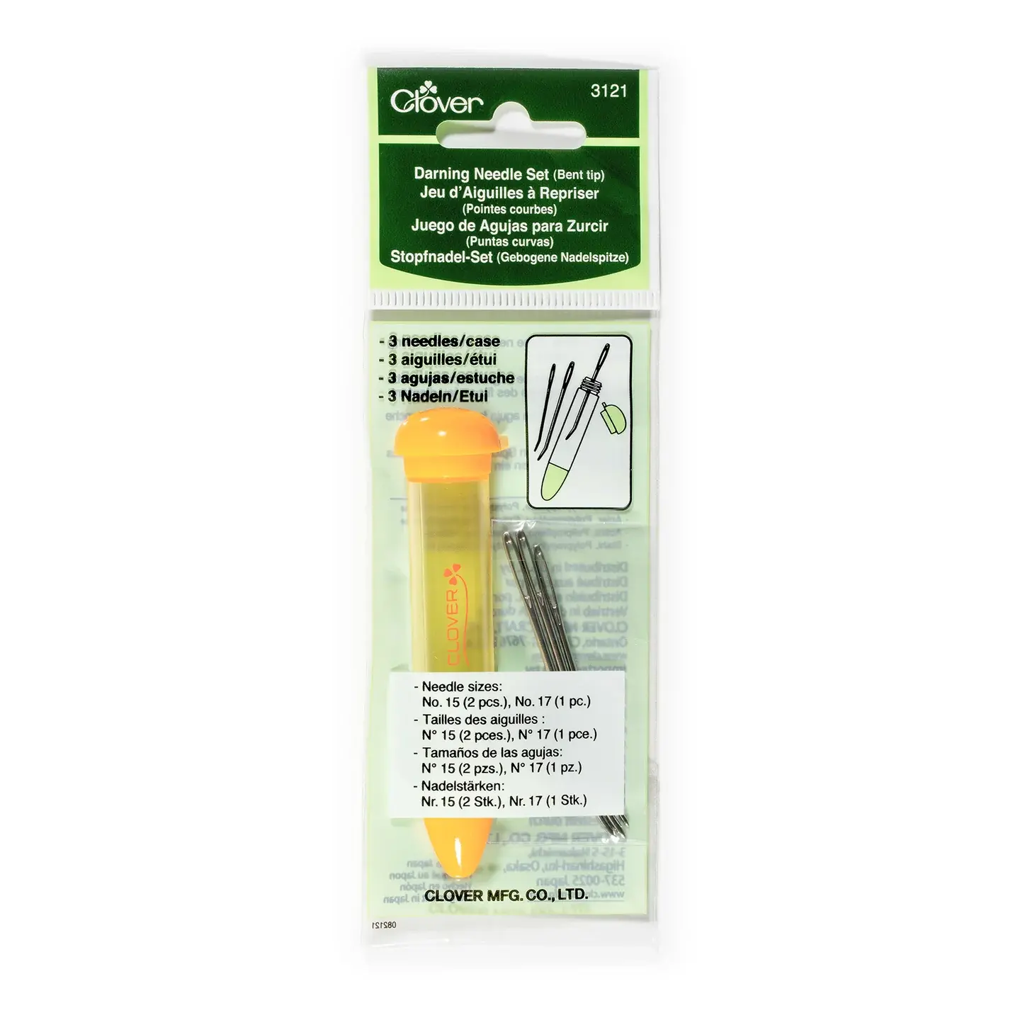 Clover Darning Needle Set - Bent Tip