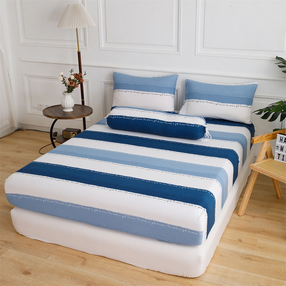 Thumbnail: MAKKO 1000TC Fitted Bedsheet | Quilt Cover | BS-287