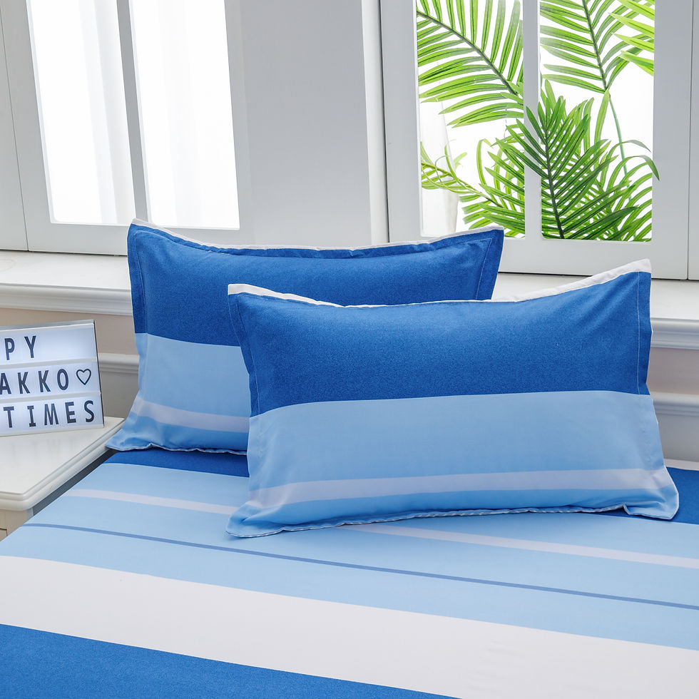 Thumbnail: MAKKO 800TC Fitted Bedsheet | Quilt Cover | BS-270