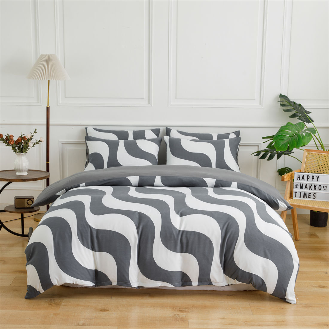 MAKKO 1000TC Fitted Bedsheet | Quilt Cover | BS-289
