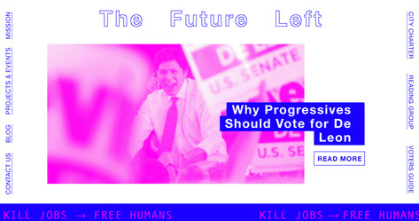 The Future Left Website - Blog