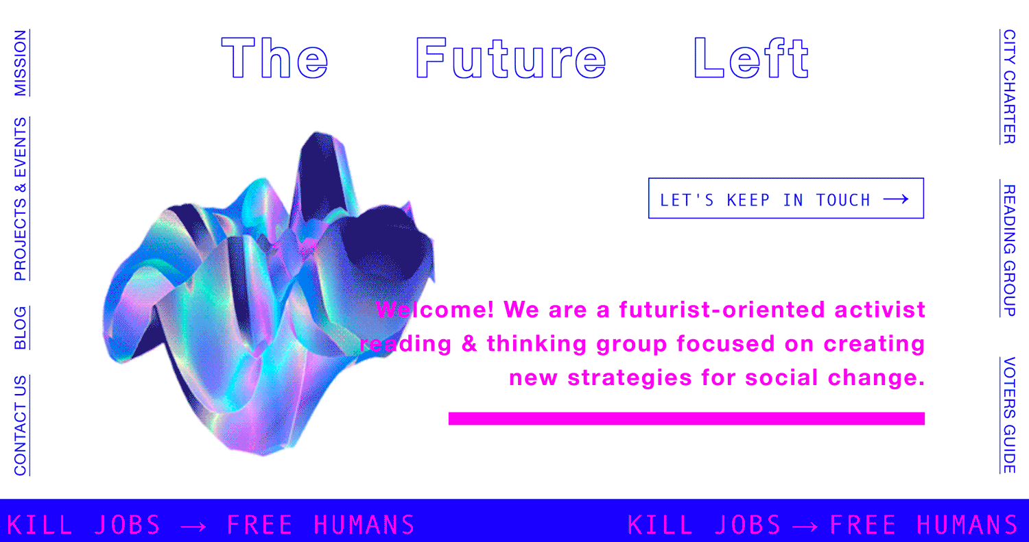 The Future Left Website