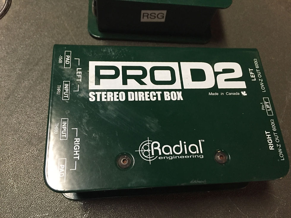 Thumbnail: Radial DI (direct input) boxes individual or pair