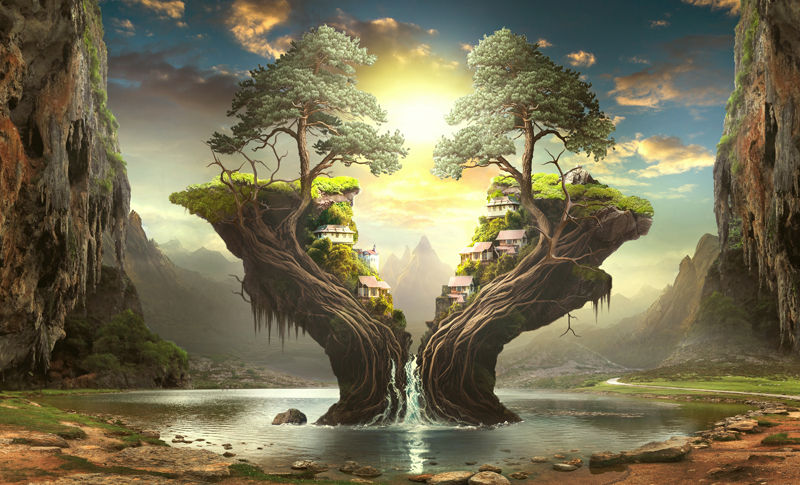 Twin islands