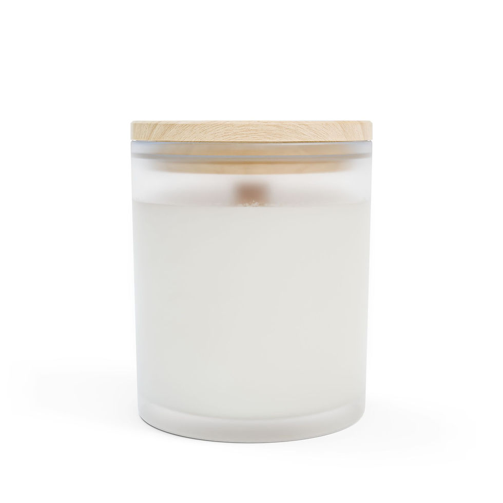 Thumbnail: Frosted Glass Candle, 11oz