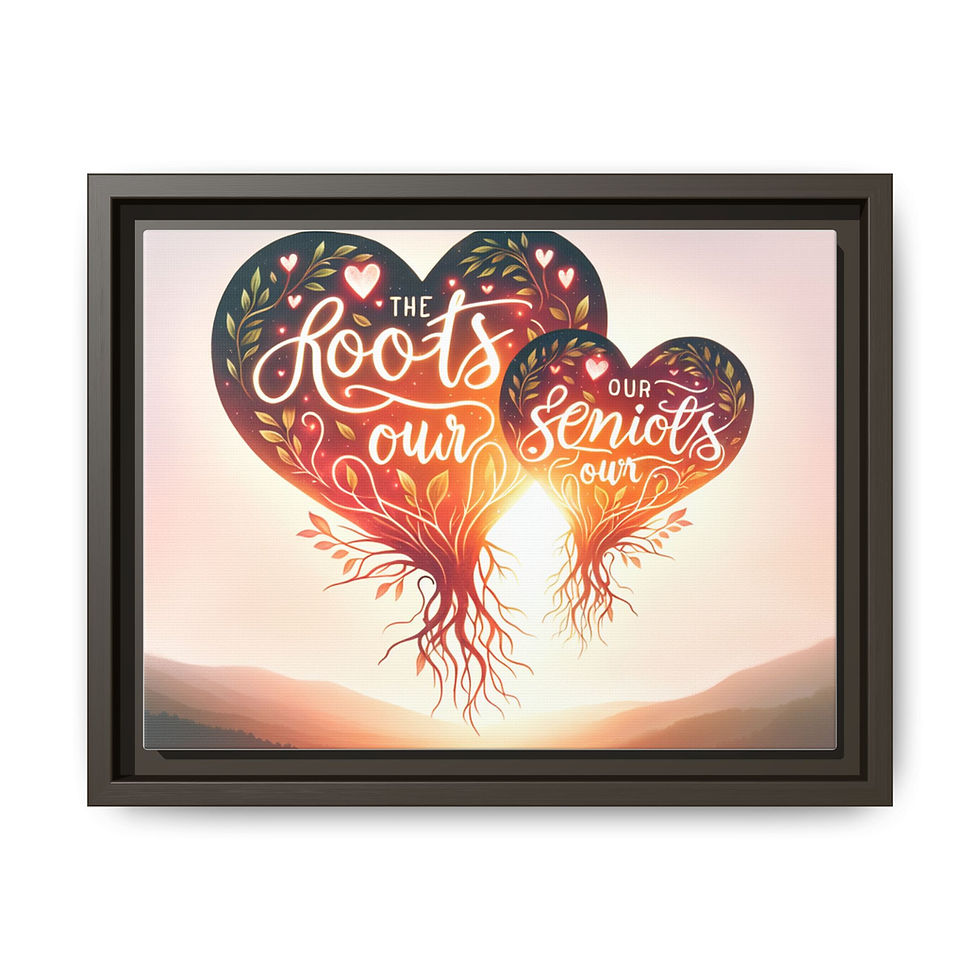 Thumbnail: Matte Canvas, Framed (Multi-color)