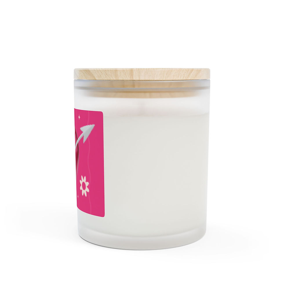 Thumbnail: Frosted Glass Candle, 11oz