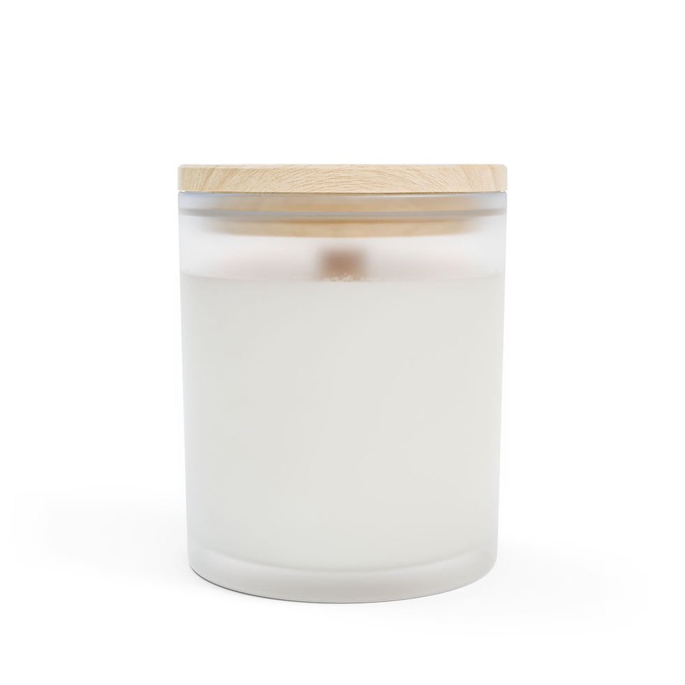 Thumbnail: Frosted Glass Candle, 11oz