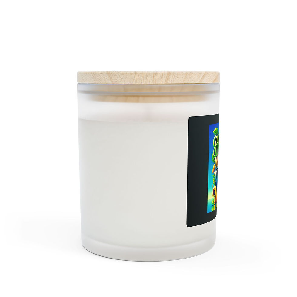 Thumbnail: Frosted Glass Candle, 11oz