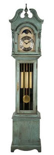 Hermle Grandfather-010890 Alexandria Light Blue LB 0451, Red RD 0451,  or White WH 0451.