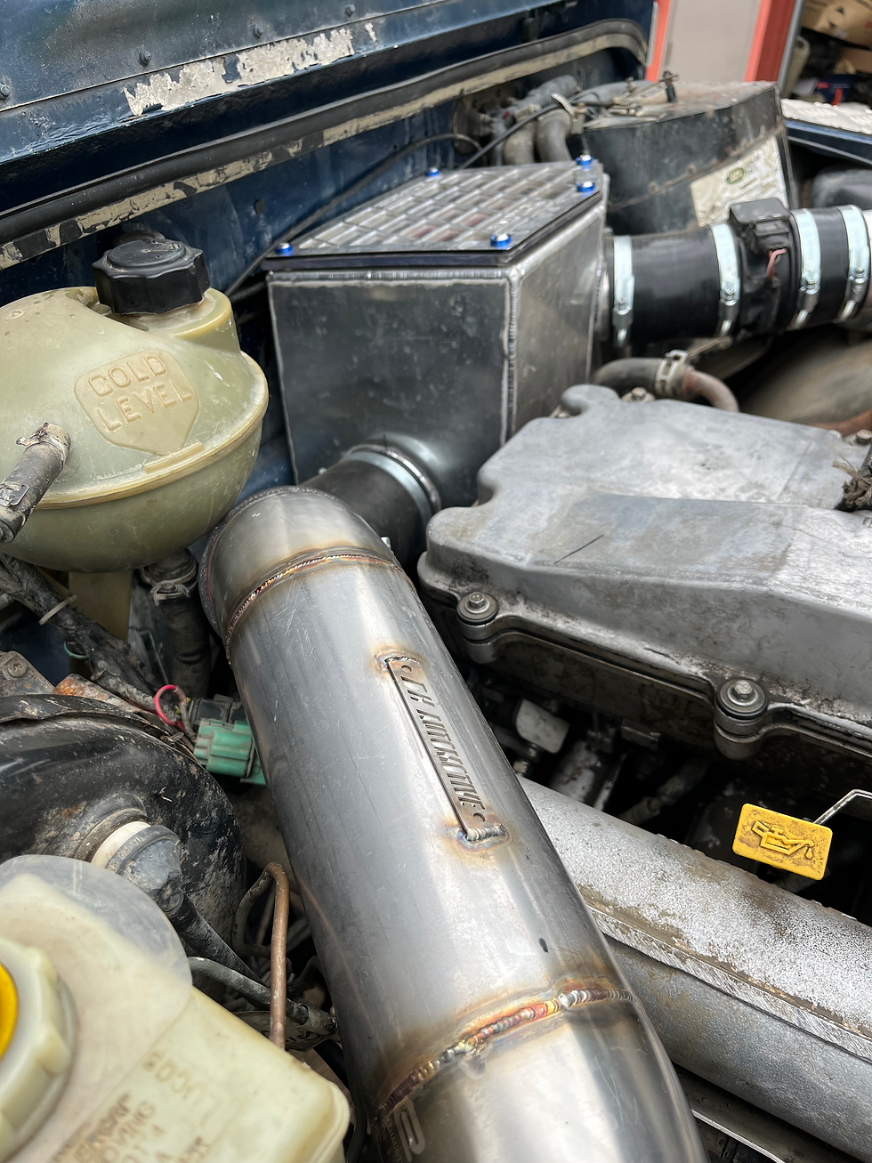Thumbnail: Defender td5 snorkel and airbox setup