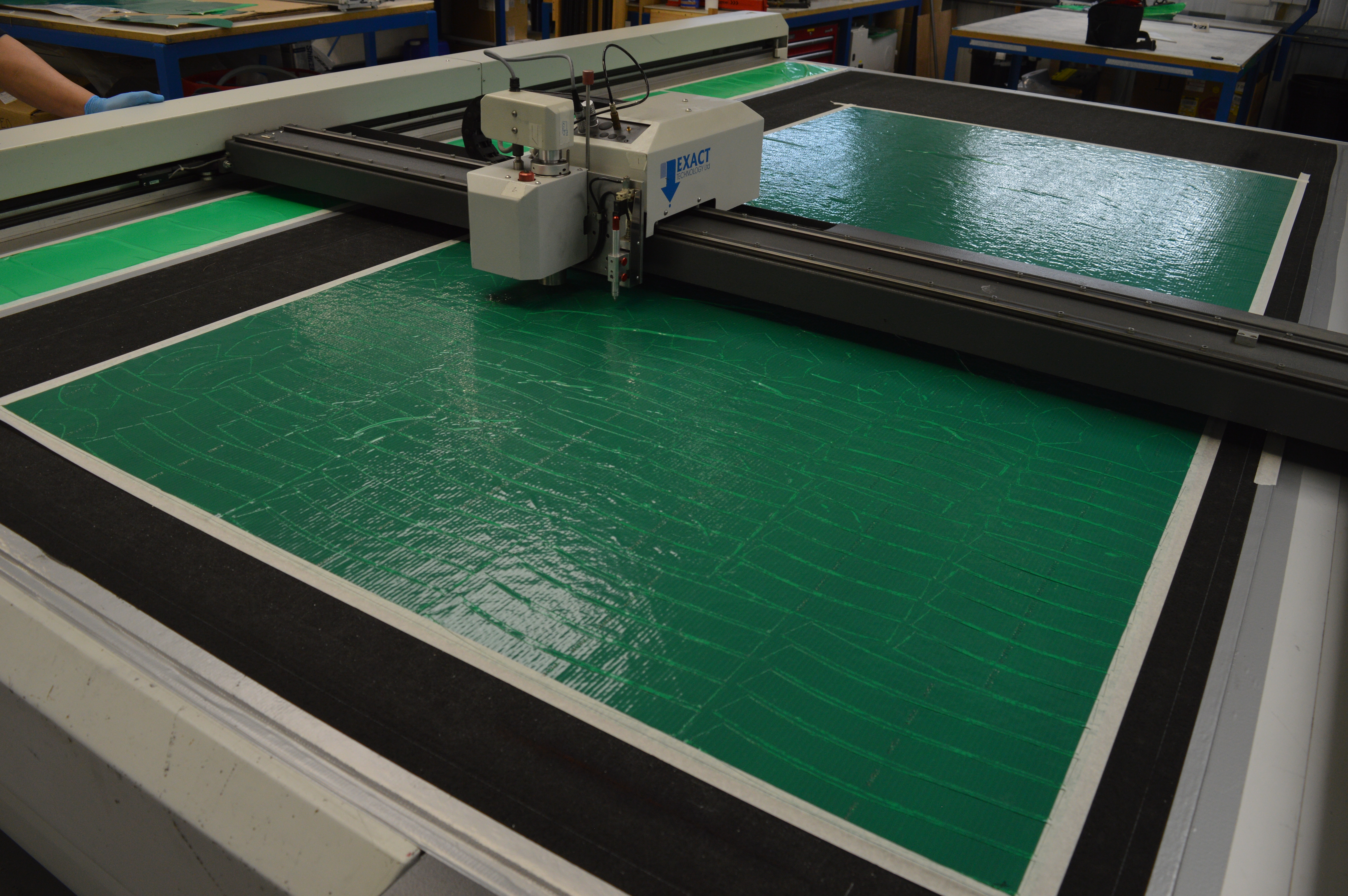 Automated pre-preg cutting