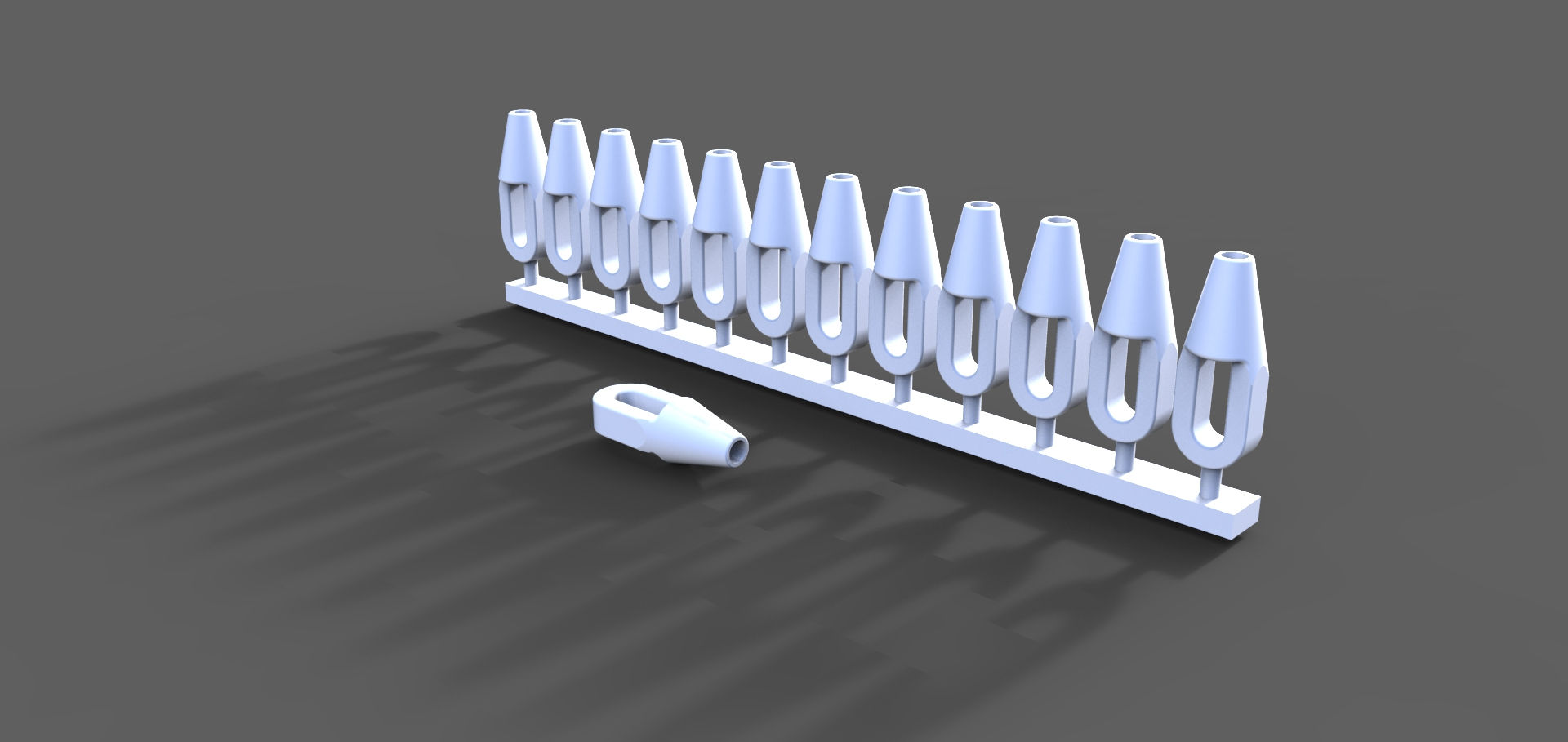 0219 12x Spelter Socket Typ B STL