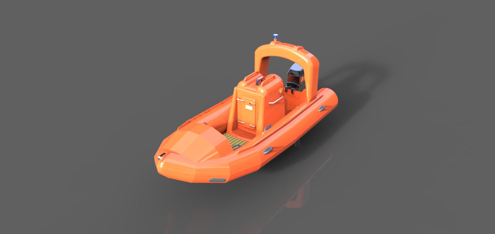 0085 Rettungsboot Zodiac STL