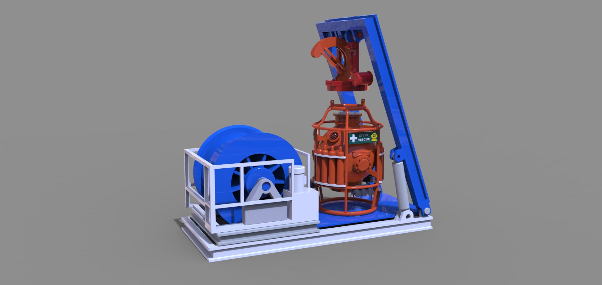 0065 Diving Bell Typ A mit LARS  1:75 ohne Funktion STL