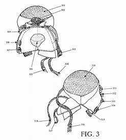 YAP Caligae® Patent Diagram engineered waterproof dog boots