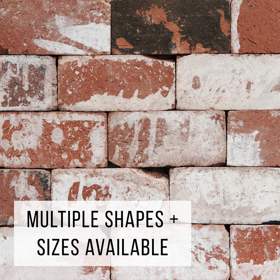 Mission Antique Brick Pavers close up