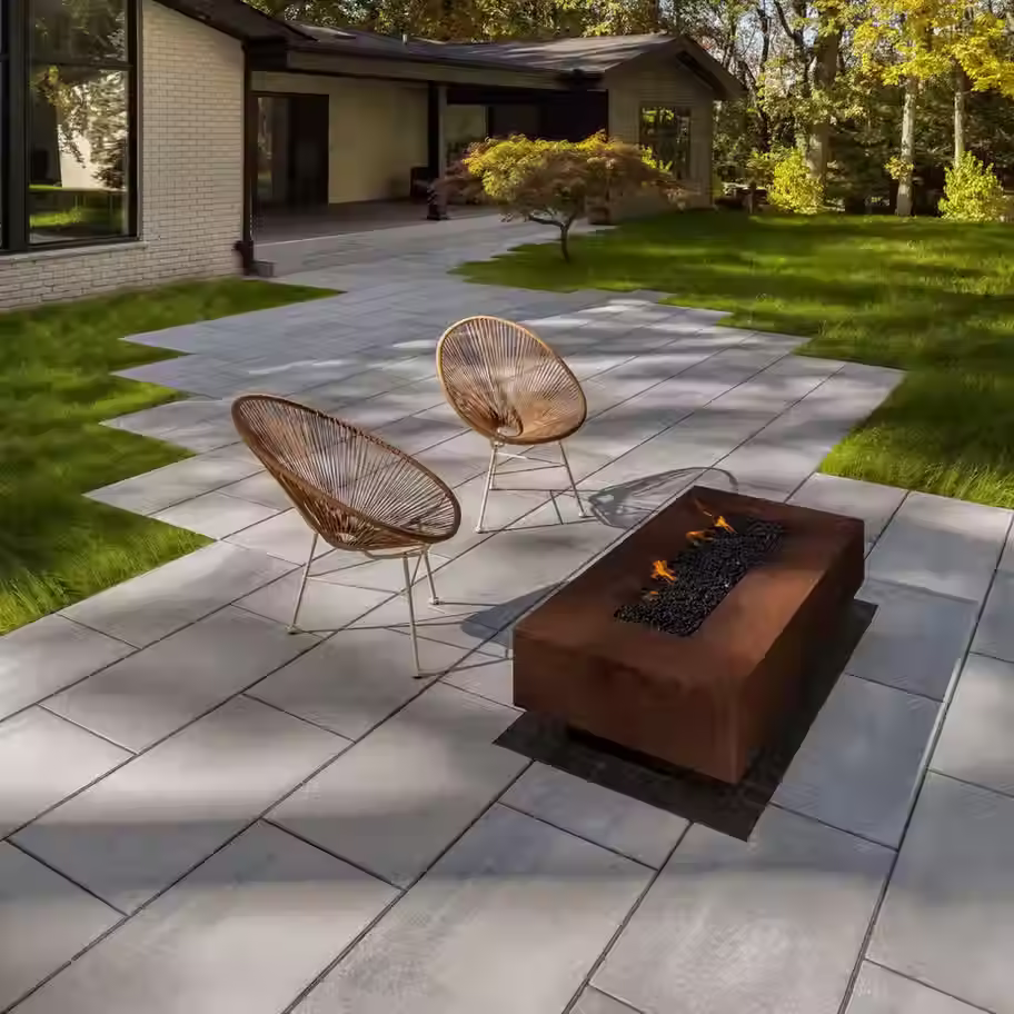 Para HD2 Smooth Patio Pavers exterior installed
