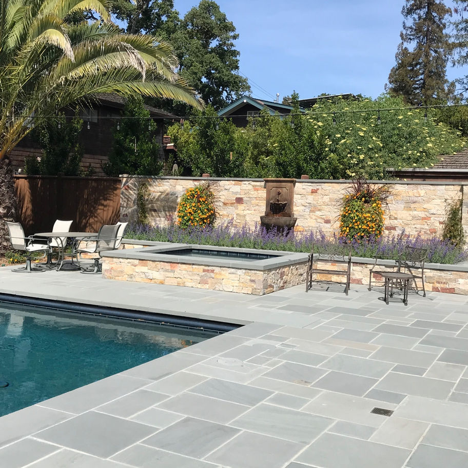 Bluestone - Blue Select backyard install