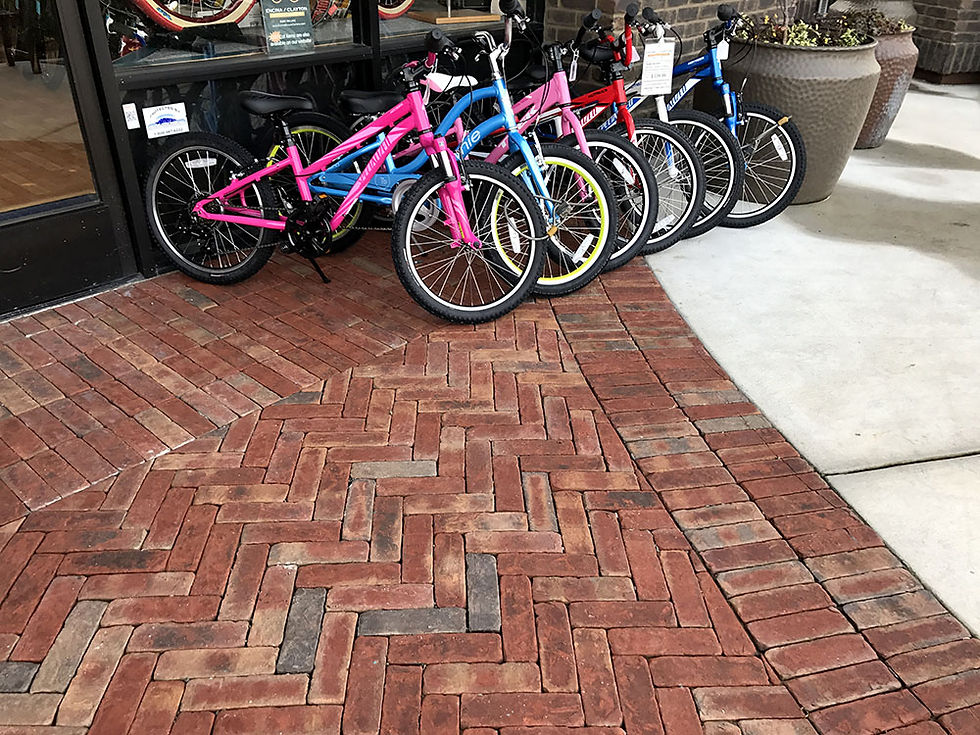 Tivoli Brick Pavers installed