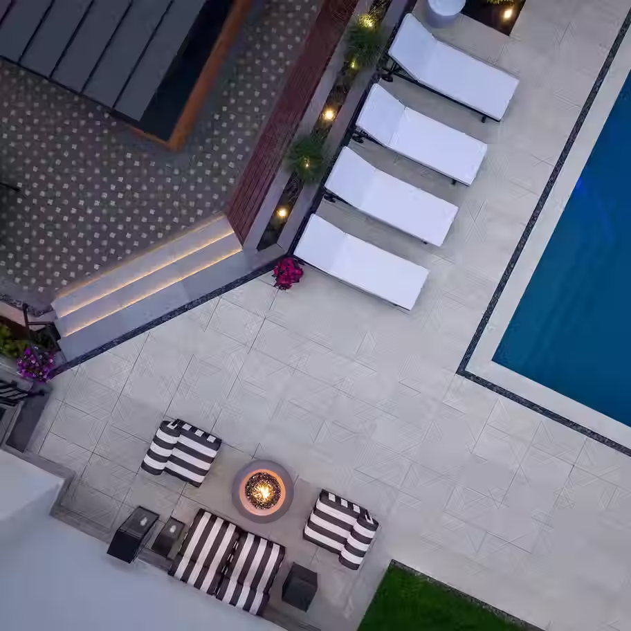 Para HD2 Smooth Patio Pavers backyard