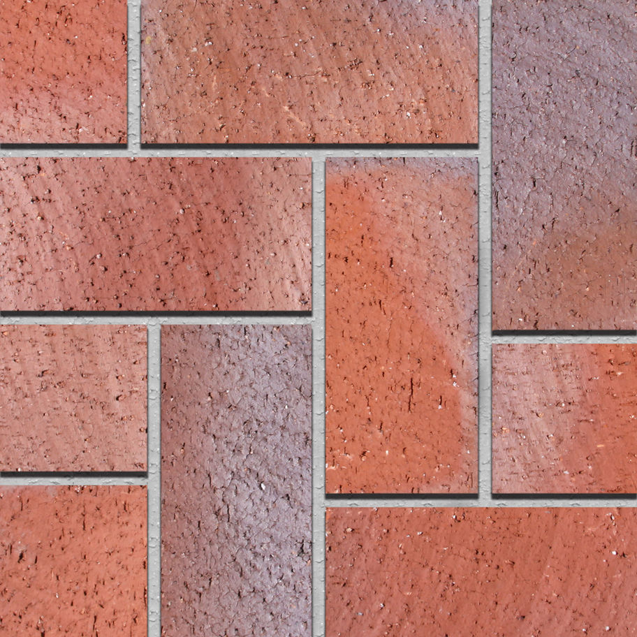 Red Flashed Brick Pavers