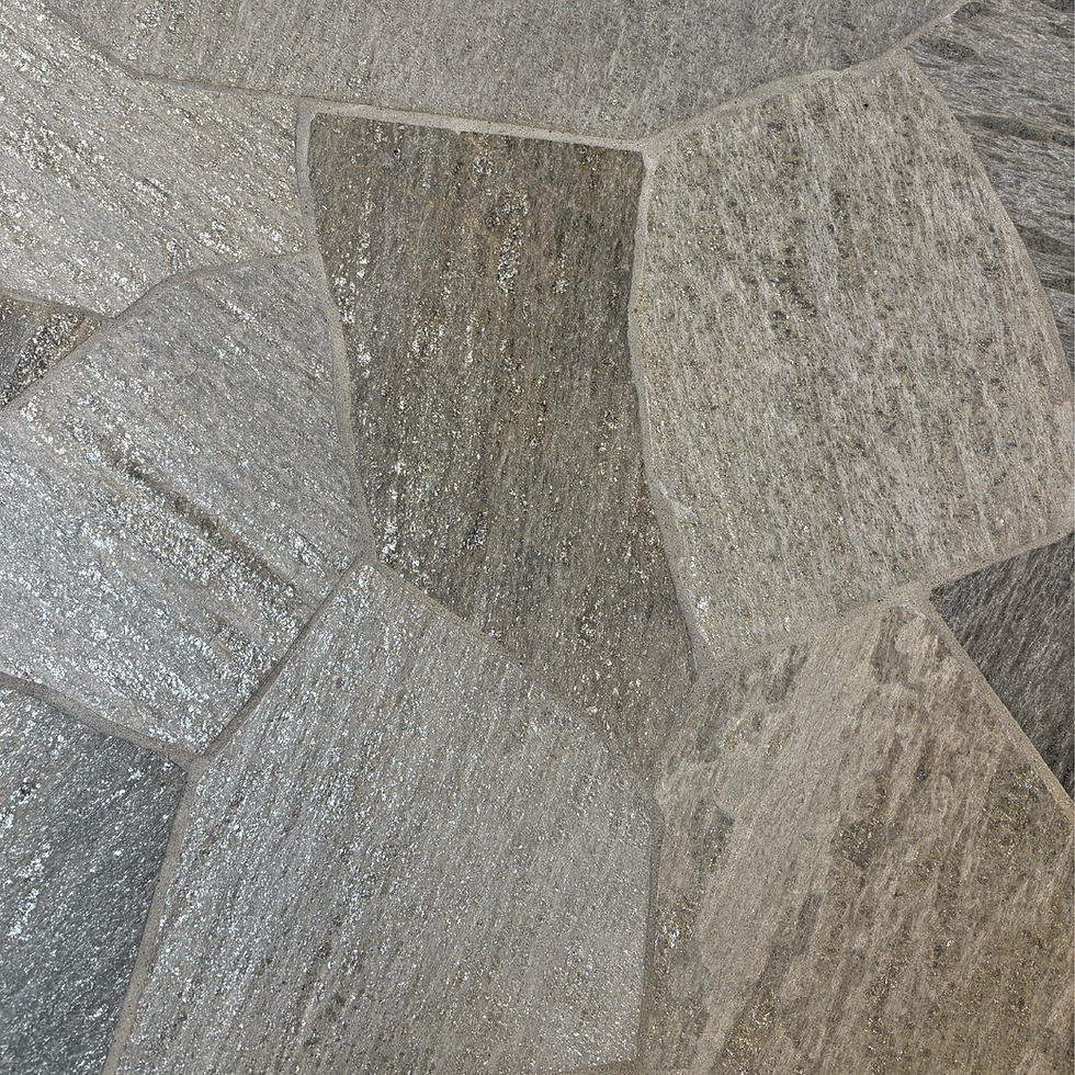 Idaho Quartzite Flagstone installed