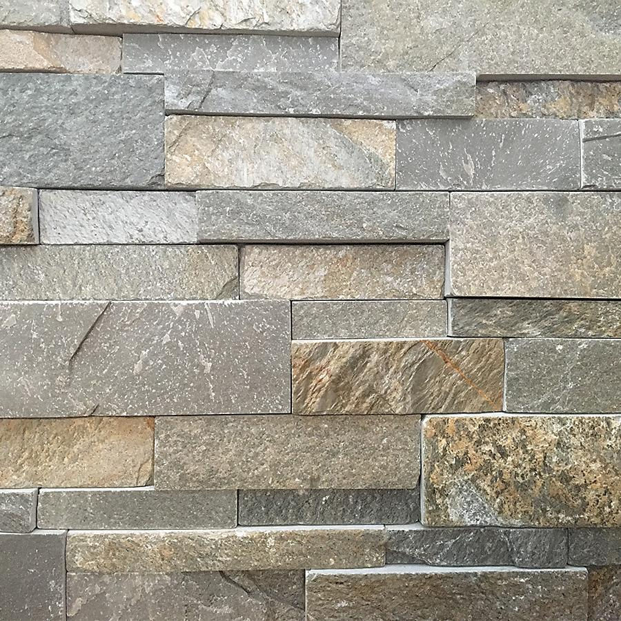 Blue Creek Stacked Stone on an accent wall