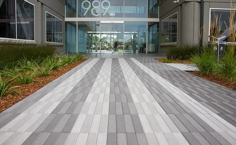 Permeable Plank Paver installed inside