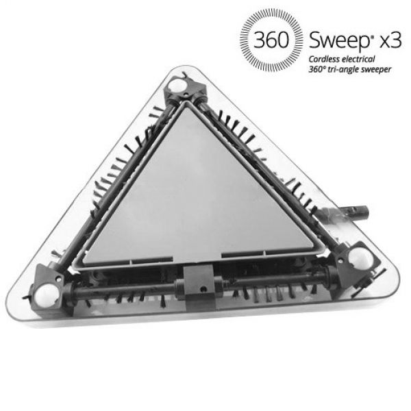 Miniatura: ESCOBA ELÉCTRICA TRIANGULAR 360 SWEEP