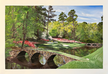 Painting of the Masters, Amen Corner.