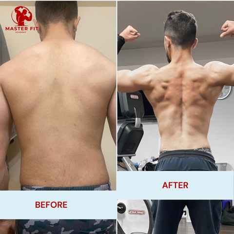 before and after body transformation