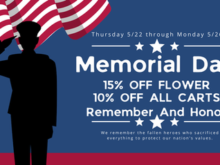 Memorial Day Deals 5/22 - 5/26