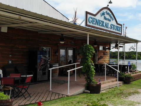 Front of General Store at Tawakoni Marina