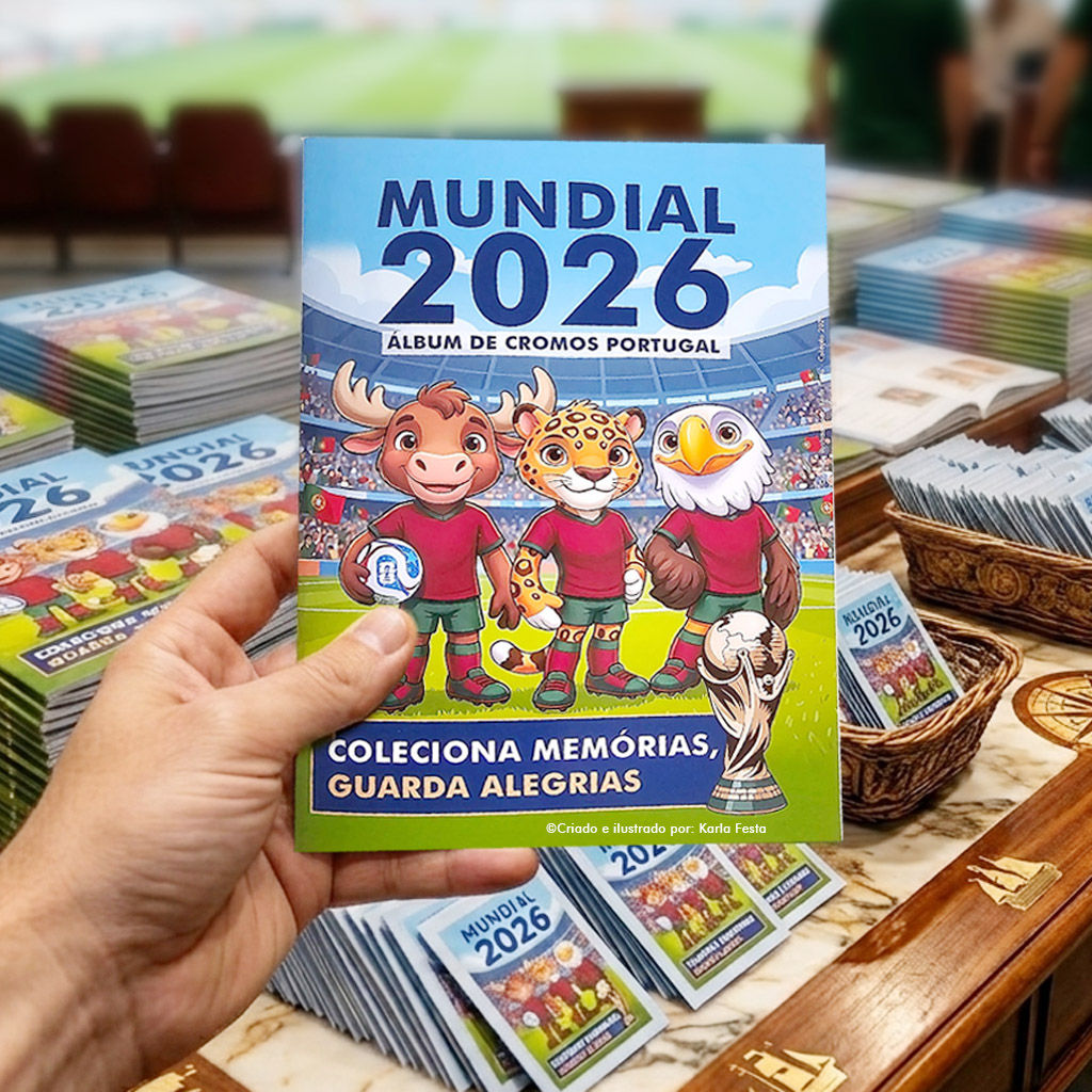 Álbum de Cromos Personalizado: Seleção de Portugal – Edição Especial Mundial