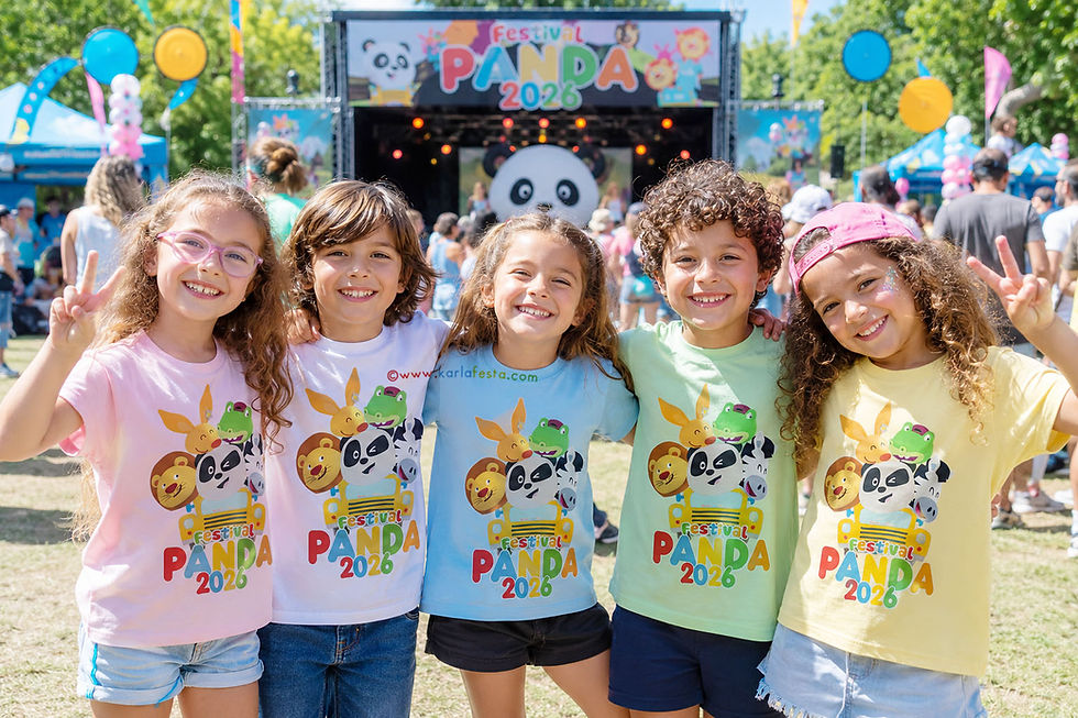 Miniatura: Estampado Panda Festival 2026 Edição Especial - Fácil colocação